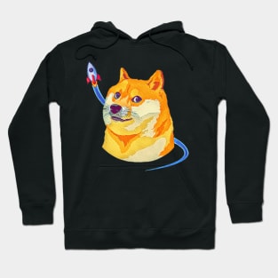 Dogecoin To The Moon Hoodie